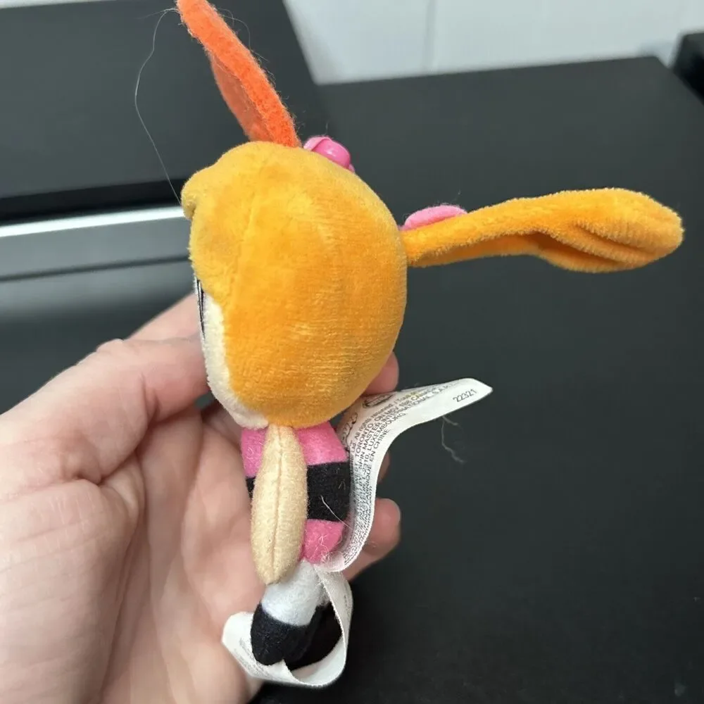 Powerpuff Girls Blossom Plush Keychain 5” Bag Clip Stuffed Toy Spin Master 2016